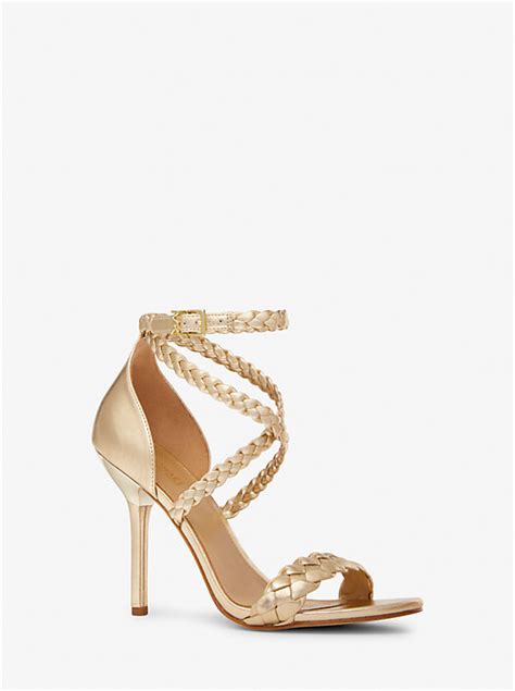 Astrid Metallic Braided Sandal 